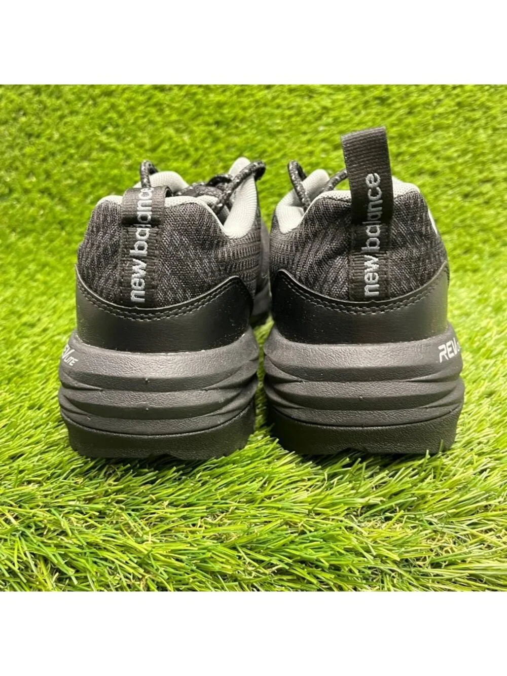 New Balance Quikshift Womens Size 8 Black Gray Composite Toe Safety Work Shoes